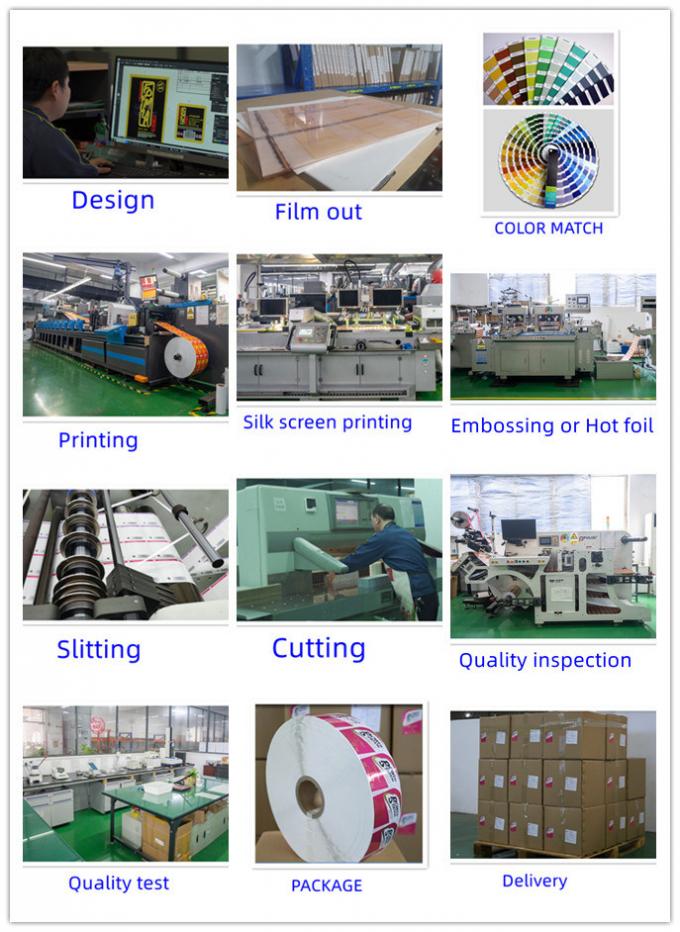 वाटरप्रूफ वाइन बोतलों के लिए आत्म चिपकने वाला लेबल अनुकूलन योग्य डिजाइन 2