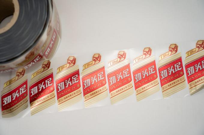 गर्मी संवेदनशील कस्टम वाइन बोतल लेबल स्टिकर पारदर्शी जलरोधी उत्पाद लेबल 4