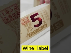 पारदर्शी कस्टम मोमबत्ती लेबल नाम टैग स्टिकर मुद्रण लेबल स्टिकर