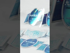 व्यक्तिगत एवरी रिटर्न पता स्टिकर लेबल गोल पारदर्शी मुद्रण योग्य स्टिकर पेपर