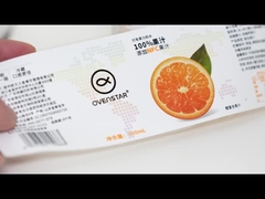 वाइन बोतल लेबल व्यक्तिगत गोल रोल के साथ जलरोधी पैकेजिंग के लिए गीला गोंद लेबल