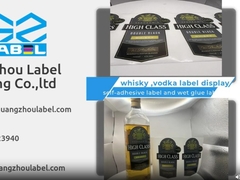 वोदका वाइन लेबल