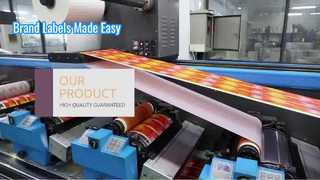 डिज़ाइन से लेबल तक आपके ब्रांड के लिए कस्टम लेबल समाधान