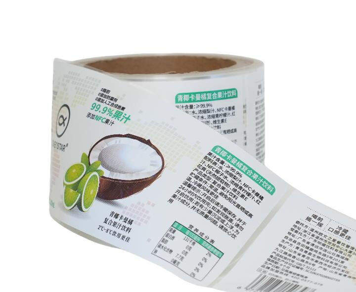 बियर की बोतल का लेबल रोल या शीट द्वारा पैकिंग लीड समय 5-7 दिनों में सामान्य