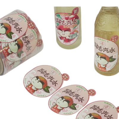पानी की बोतल का चिपकने वाला लेबल